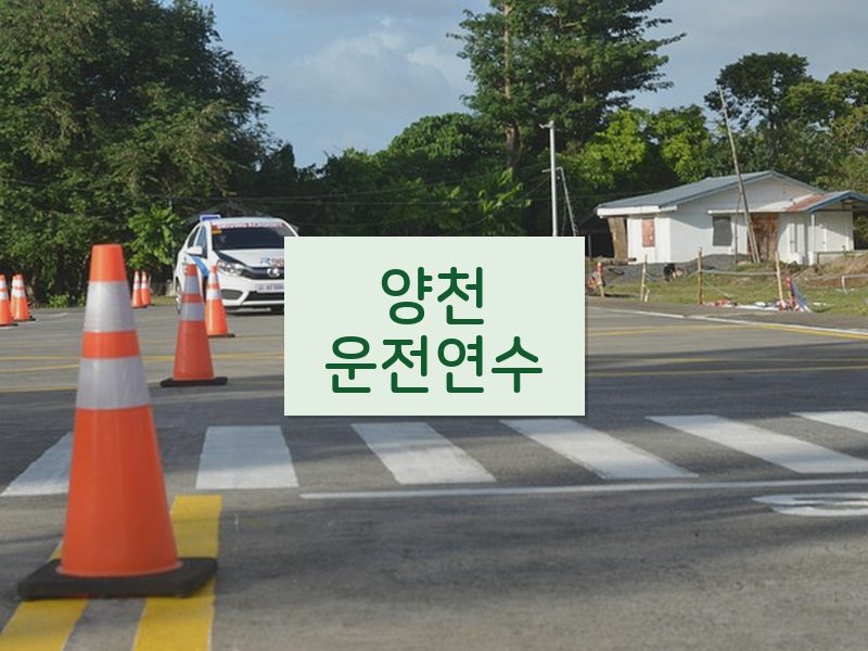 양천운전연수 후기