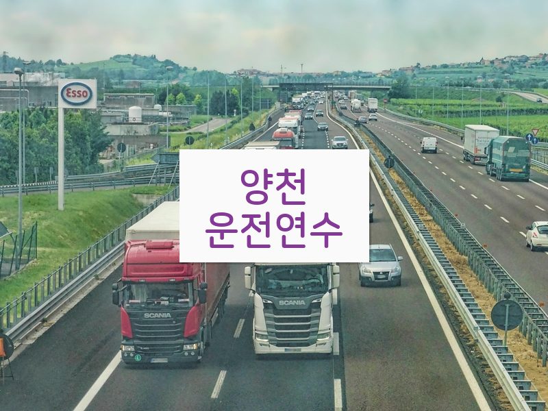 양천운전연수 후기