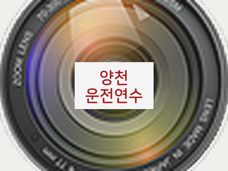 양천운전연수 후기