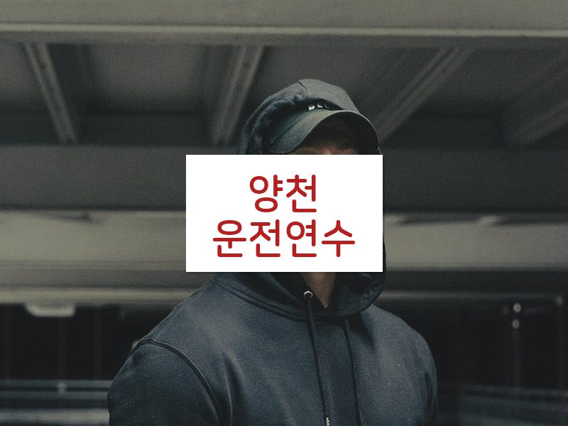 양천운전연수 후기