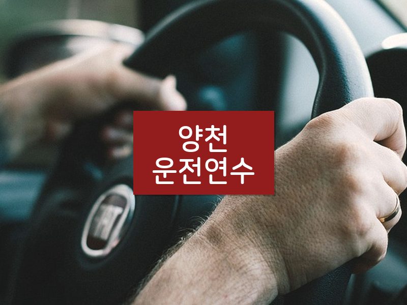 양천운전연수 후기